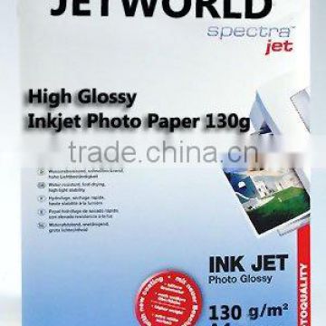 130G High Glossy Cast Coated Inkjet Photo Paper