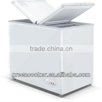 chest freezer/white deep horizontal freezer with butter fly shape