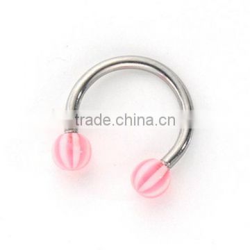 Charming Unique Cheap fake Labret Rings Studs Nose Rings Eyebrow Rings CBR Body Piercing Jewelry