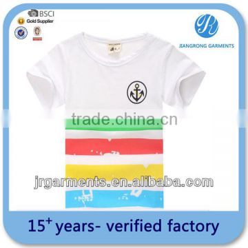Factory sale Kid's White Printing t-shirts Boy's tshirts