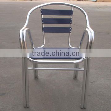 good quality restaurant cafe aluminum modern stacking chair YC020A