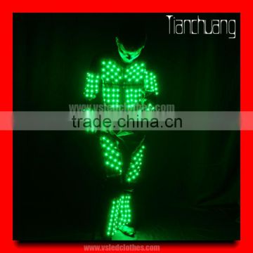 Belly LED light dance suits