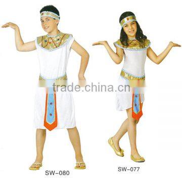 Factory hot sale egyptian child costume