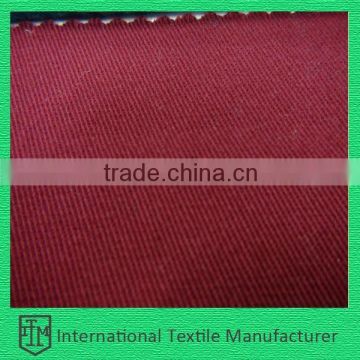 HTK-14119 cotton stretch red soft brushed color fabric 299gsm for fashion pants