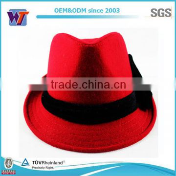 Elegant Wool Felt Fedora hat Wholesale for lady china supplier