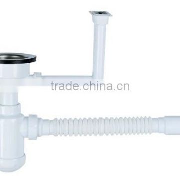 Big Head Sink Trap with Overflow Flexible Outlet 40-50mm (YP066)