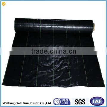 pp material woven fabric in tubular rollwith black colour for agricultural mulch film