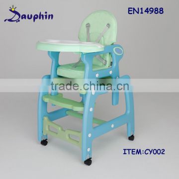 2016 hot selling multi-function Baby Dinning High Chair For Feeding