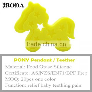 The factory price Pony silicone teething toys