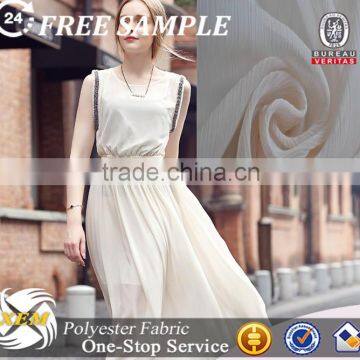 Fashion pearl chiffon fabric for party
