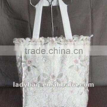 polyester embroider shoping bag