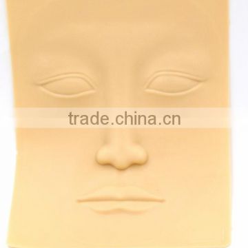 3D Silicone Face Tattoo Practice Skin High Quality Tattoo Design Fake Skins For Beginners Permanent Makeup Practice