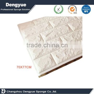 Wholesale Wall Decoration faux brick stone 3d wallpaper sticker for TV Walls / Sofa Background Wall Decor