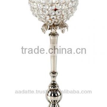 Home decoration beautiful crystal wedding tea light holder