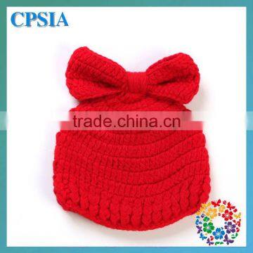 Handmade Knit Newborn Baby Hats 100% Wool Custom Winter Baby Girls Beanie Hats Knitted Hats Patterns