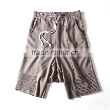 French terry leisure sports men shorts for summer