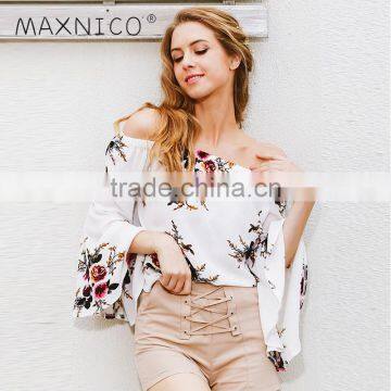 Maxinegio lady blouse & top boho clothing and fashion chiffon lady top designer