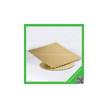 Hot selling square and round golden foil cake boards