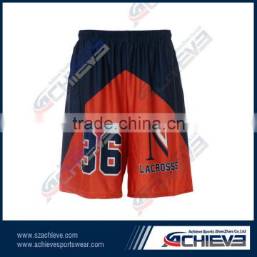 Digital printing lacrosse shorts plus size lacrosse pants OEM
