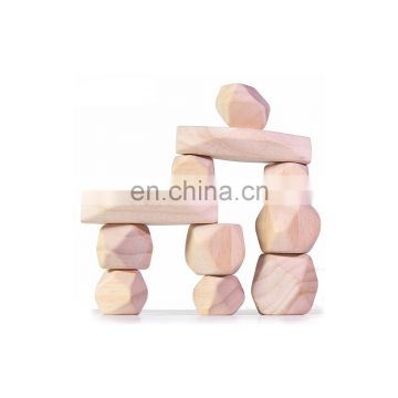Best Selling Solid Wooden Montessori Educational Toys Blocks With High Quality