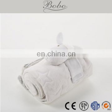 Lovely Baby soft sheep shaped stuffed toy blanket