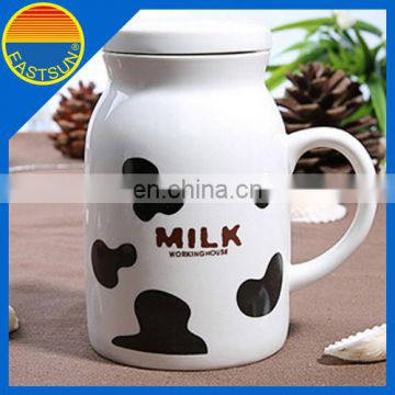 Wholesale milk mugs, custom logo ceramic mugs