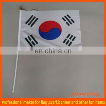 Korea hand waving flag