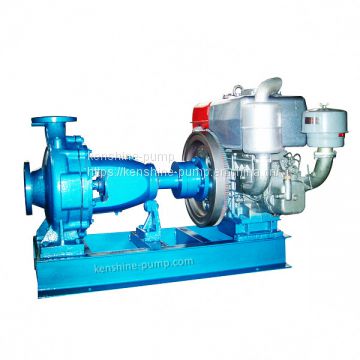 CZW diesel engine driving self-priming sewage pump