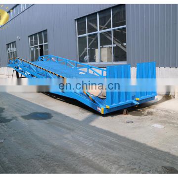 7LYQ Shandong SevenLift portable forklift loading yard ramp lift a load trailer