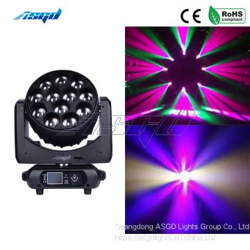 ASGD 12x40W moving head light stage lighting professional dyeing focusing effect lighting