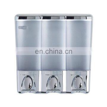 1250ml Triple Plastic Manual Wall Mounted Liquid Soap Dispenser