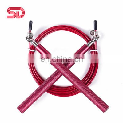 New Style Workout Professional High Fast Red Cord Speed Jump Rope For Sale
