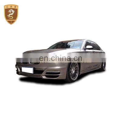 Best Selling Car Accessories Fiberglass Front Rear Bumper WD Style Body Kits For BNW 7 Series F01 F02 740 750 760
