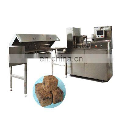 cubical shape coffee cube sugar candy paper fold wrapping packing machine