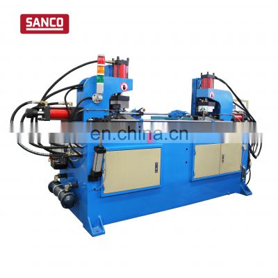 Headrest pipe tube end forming crimping reducing expanding expander machine