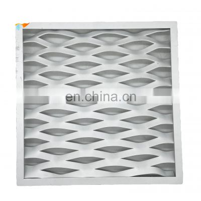 PVC coated Expanded Metal Mesh for Ceiling Titles with White Color Manufacturer