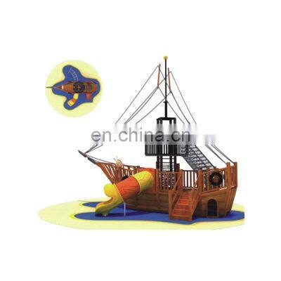 Approved school newest kids outdoor playground Pirate ship wooden playsets