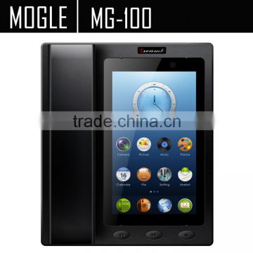 MOGLE MG100 Android VOIP Telephone support APP embeded service RS232 HDMI connect to LCD video telephone