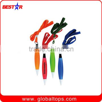 Stationery of Plastic Ball Pen with string