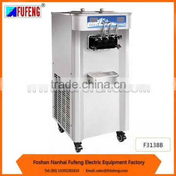 Two compressor and two seperated system freezing fast commercial soft ice cream machine F3138B
