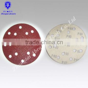 7" sanding disc with RED aluminum oxide