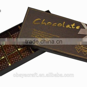 HIGH END PAPER CHOCOLATE CANDY GIFT BOX