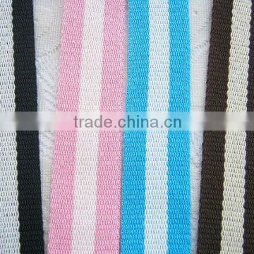 Blue and White Tote Bag Cotton Handle Webbing, Bag supply .