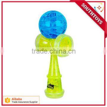 Classic Plastic LED Light up pill Kendama toy for wholesale