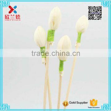 2016 new style White Tulip solo flower with sticks