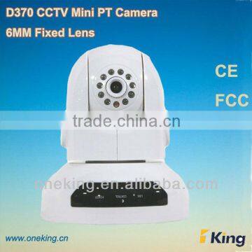 Mini fixed PT 12 IR CCTV Dome camera 6mm fixed lens