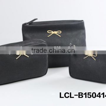 LCL-B1504144 braid look pu pvc color customized fashion lady travel weekend tote cosmetic bag