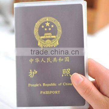 Cheap PVC Transparent Passport Cover