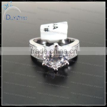 wholesale high quality ladies pave cz rings