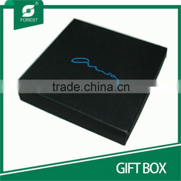 TWO PIECES HIGH QUALITY CHIPBOARD GIFT BOX FOR PACKING WATCH WITH CUSTOM SPOT UV VARNISHED LOGOS